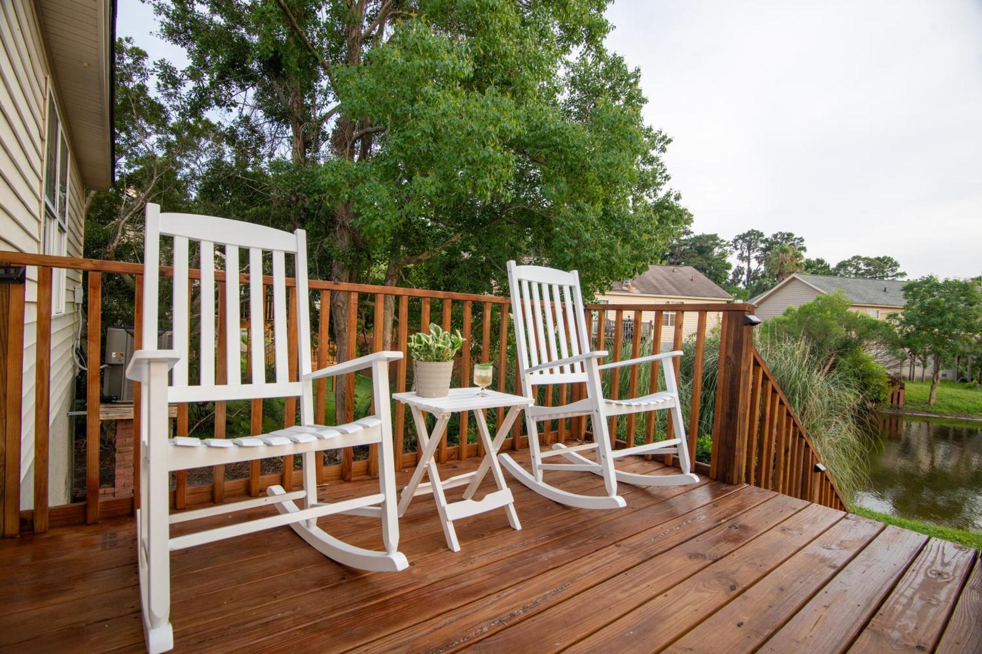 Savannah Lakefront Retreat Near Tybee Beach With King Bed And Free Parking Exterior photo
